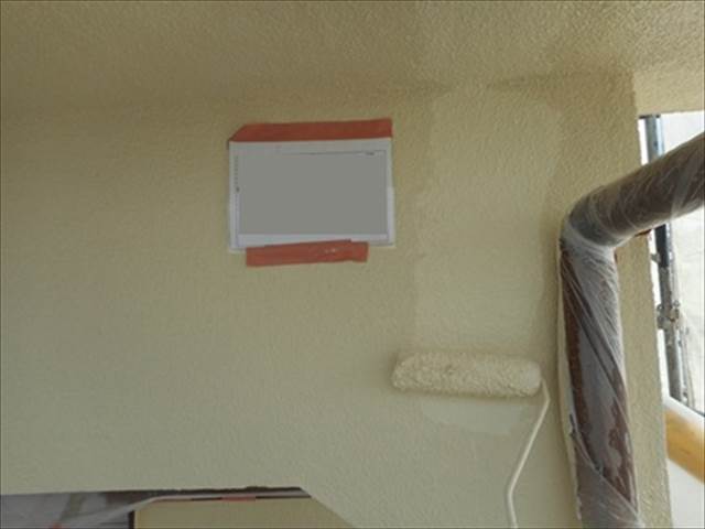 外壁　上塗り（2回目）
